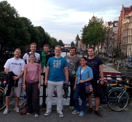 The Seeger group at its 2016 lab retreat in Amsterdam/Groningen.